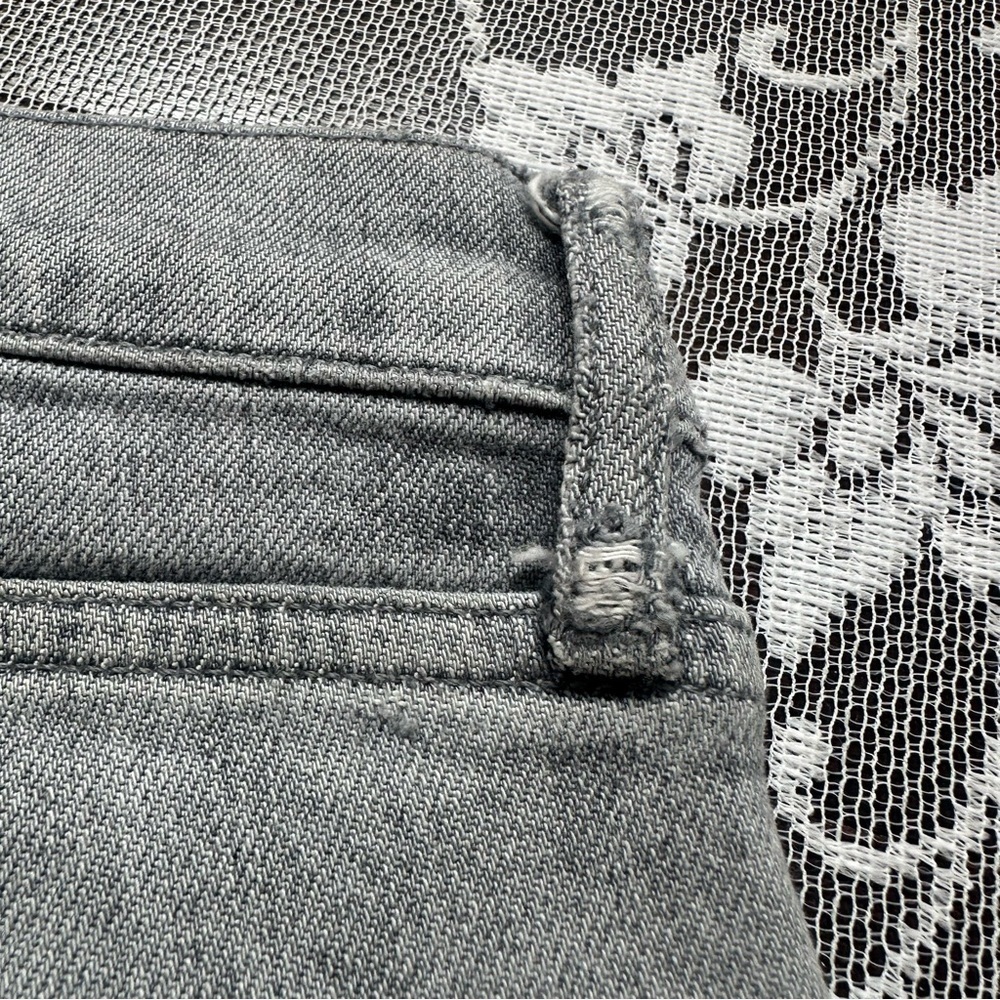 AGOLDE  TONI Mid Rise Straight Slim Ankle Jeans Gray size 26 - Picture 9 of 16